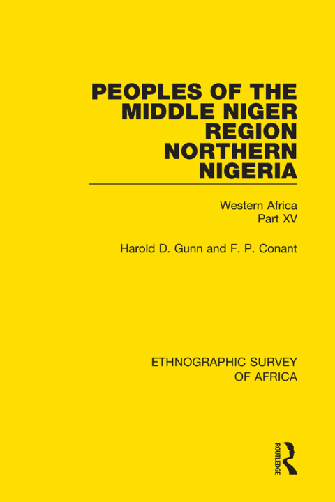 Cover image for book Peoples of the Middle Niger Region Northern Nigeria