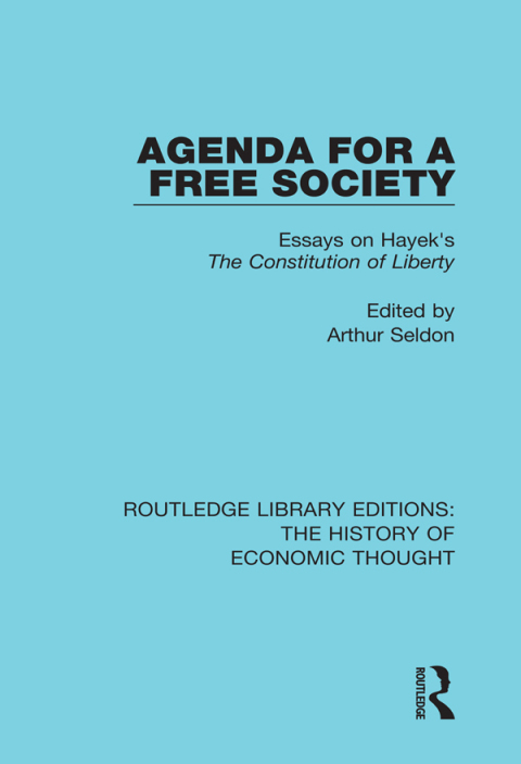 Cover image for book Agenda for a Free Society