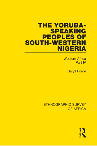 The Yoruba-Speaking Peoples of South-Western Nigeria