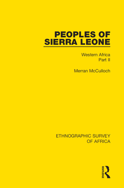 Cover image for book Peoples of Sierra Leone
