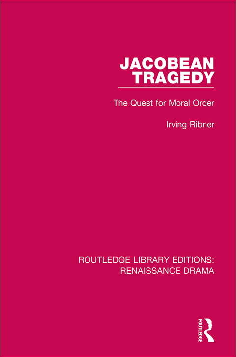 Cover image for book Jacobean Tragedy