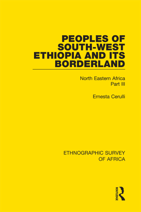 Cover image for book Peoples of South-West Ethiopia and Its Borderland