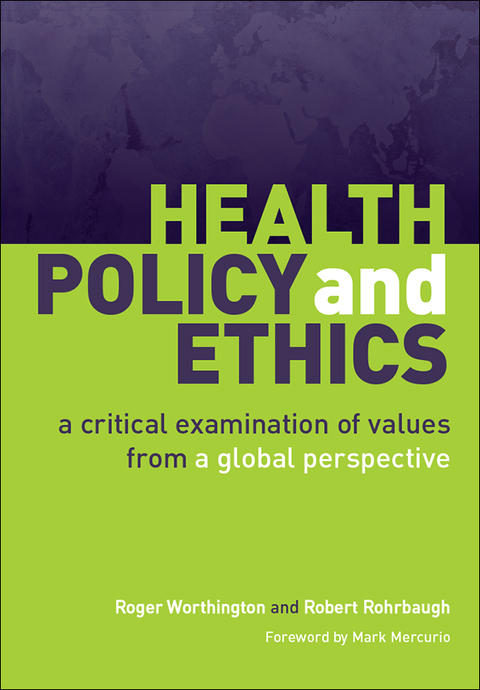 Cover image for book Health Policy and Ethics
