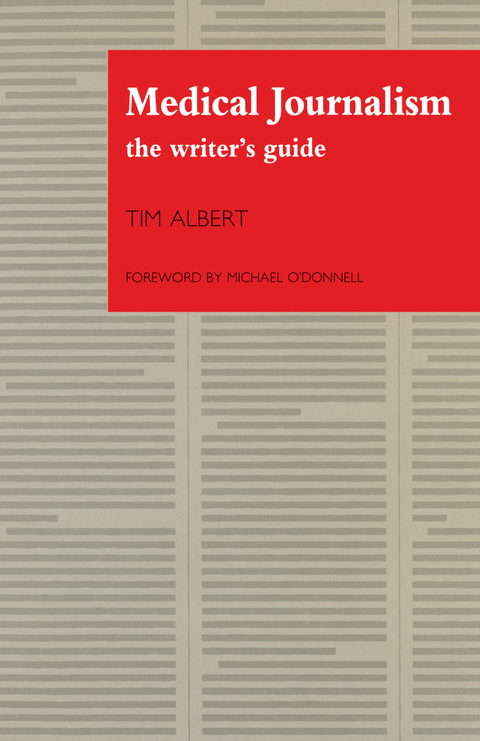 Cover image for book Medical Journalism