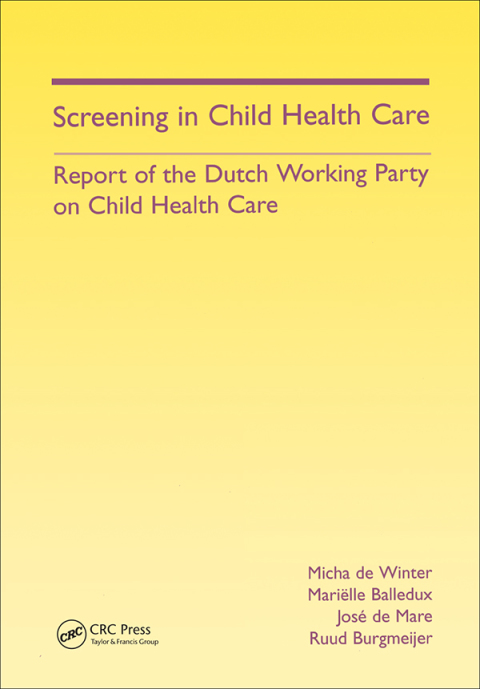 Cover image for book Screening in Child Health Care