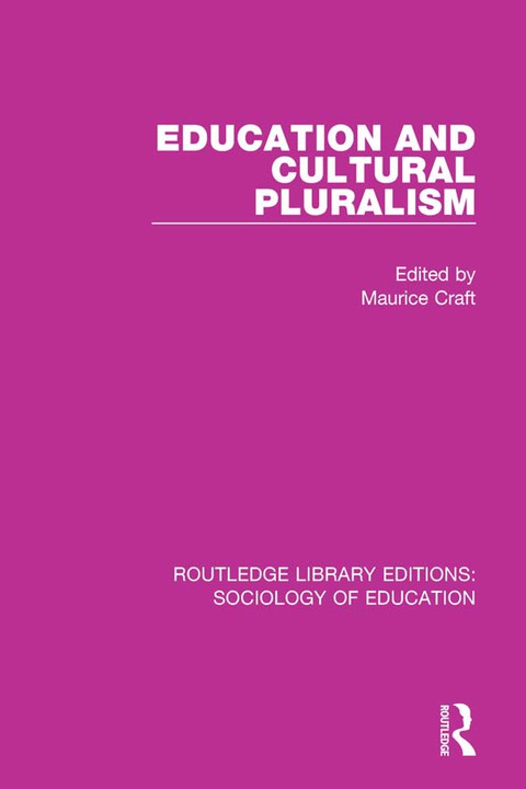 Cover image for book Education and Cultural Pluralism