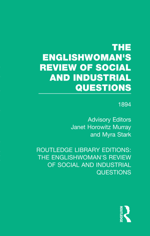Cover image for book The Englishwoman's Review of Social and Industrial Questions