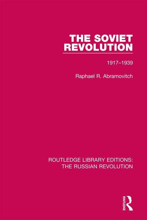 Cover image for book The Soviet Revolution