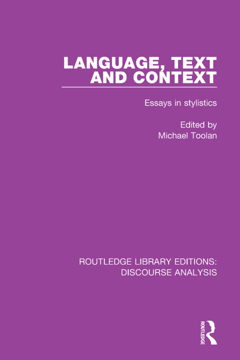 Cover image for book Language, Text and Context