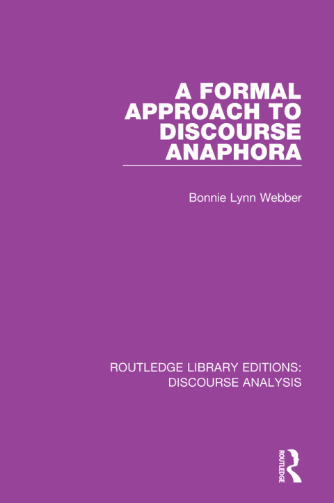 Cover image for book A Formal Approach to Discourse Anaphora
