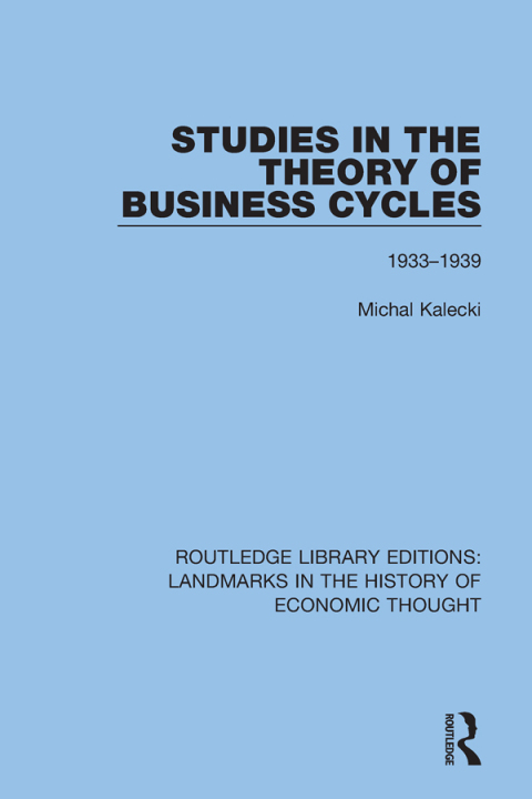 Cover image for book Studies in the Theory of Business Cycles