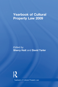 Cover image: Yearbook of Cultural Property Law 2009 1st edition 9781598744194
