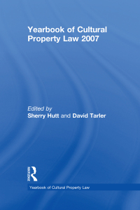 Titelbild: Yearbook of Cultural Property Law 2007 1st edition 9781598740783