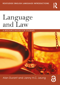Titelbild: Language and Law 1st edition 9781138025578