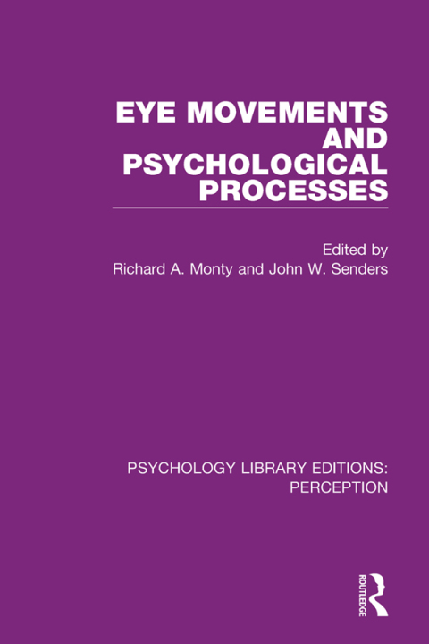 Cover image for book Eye Movements and Psychological Processes