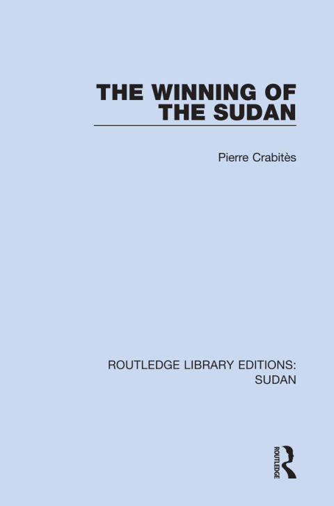 Cover image for book The Winning of the Sudan