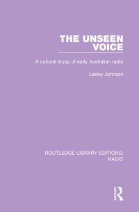 Cover image: The Unseen Voice 1st edition 9781138209381
