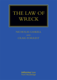 Cover image: The Law of Wreck 1st edition 9781032176284