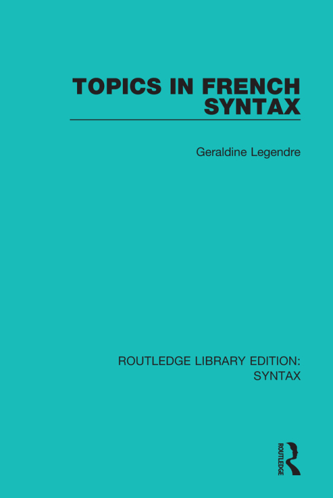 Cover image for book Topics in French Syntax