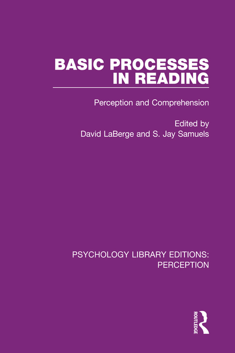 Cover image for book Basic Processes in Reading