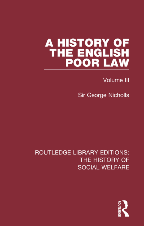 Cover image for book A History of the English Poor Law