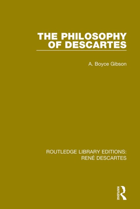 Cover image for book The Philosophy of Descartes