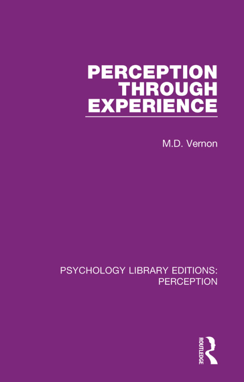 Cover image for book Perception Through Experience