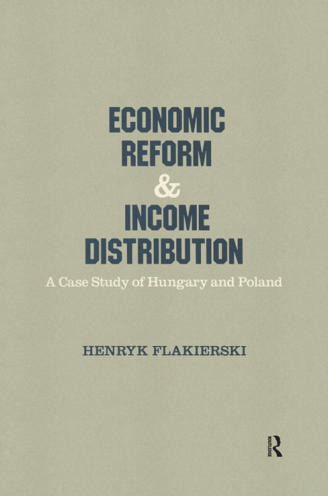 Cover image for book Economic Reform and Income Distribution