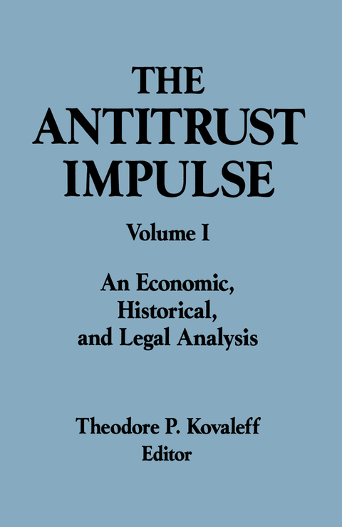 Cover image for book The Antitrust Division of the Department of Justice