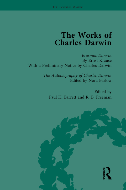 Cover image for book The Works of Charles Darwin: Vol 29: Erasmus Darwin (1879) / the Autobiography of Charles Darwin (1958)