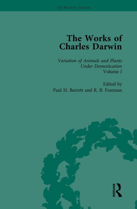Cover image for book The Works of Charles Darwin: Vol 19: The Variation of Animals and Plants under Domestication (, 1875, Vol I)