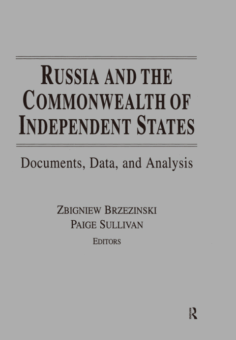 Cover image for book Russia and the Commonwealth of Independent States