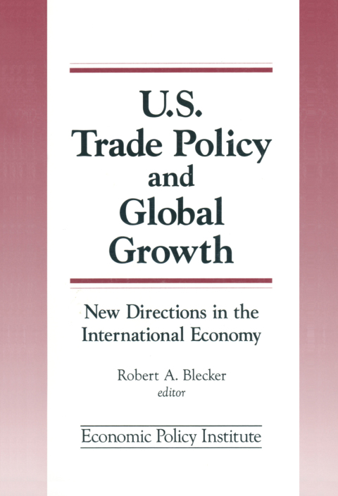 Cover image for book Trade Policy and Global Growth