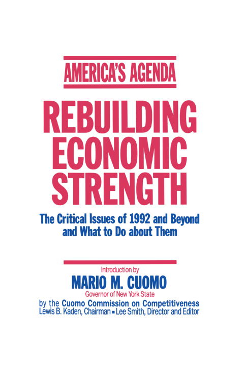 Cover image for book America's Agenda