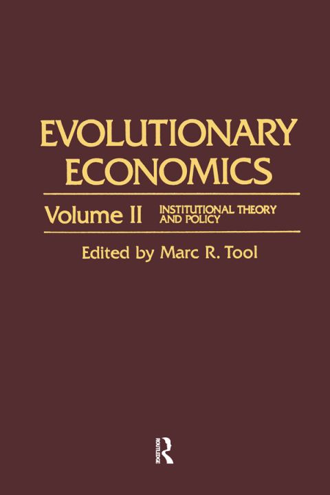 Evolutionary Economics 