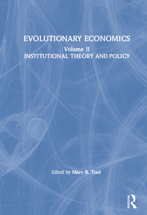 Evolutionary Economics: v. 2 