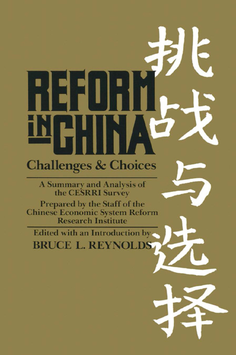 Cover image for book Reform in China
