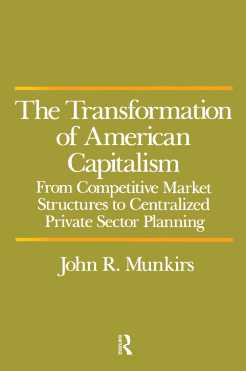 Cover image for book Transformation of American Capitalism