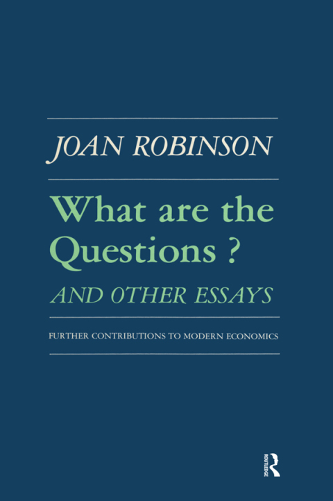 What are the Questions and Other Essays 