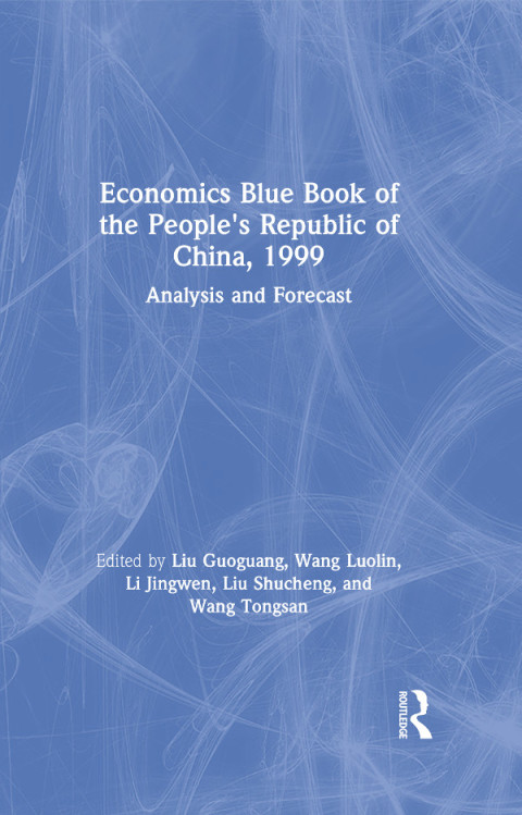 Cover image for book Economics Blue Book of the People's Republic of China, 1999