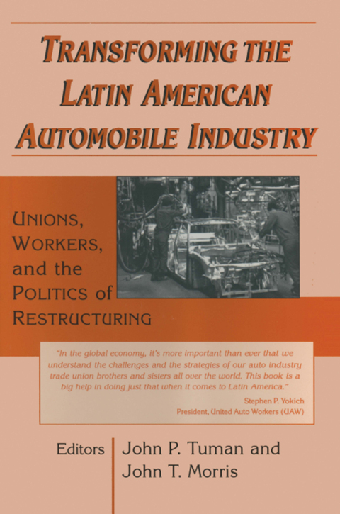 Cover image for book Transforming the Latin American Automobile Industry