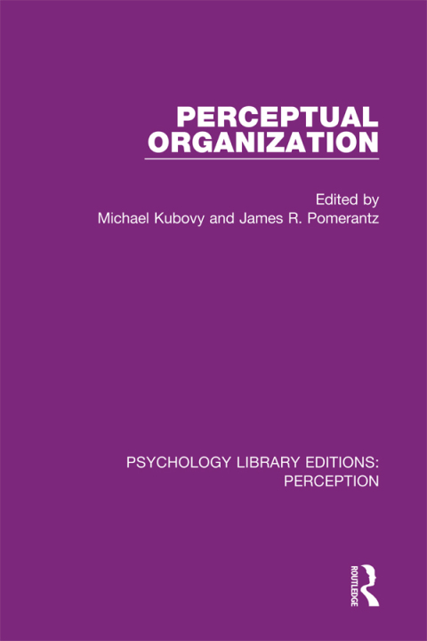 Cover image for book Perceptual Organization