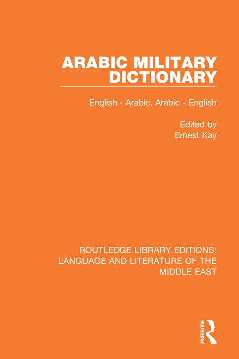 Cover image for book Arabic Military Dictionary