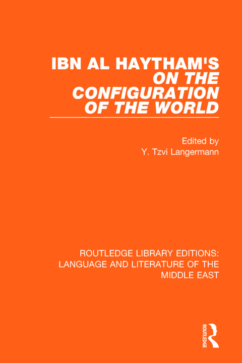 Cover image for book Ibn al-Haytham's On the Configuration of the World