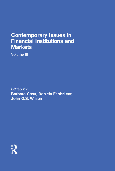 Cover image for book Contemporary Issues in Financial Institutions and Markets