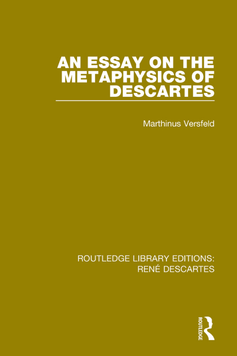 Cover image for book An Essay on the Metaphysics of Descartes