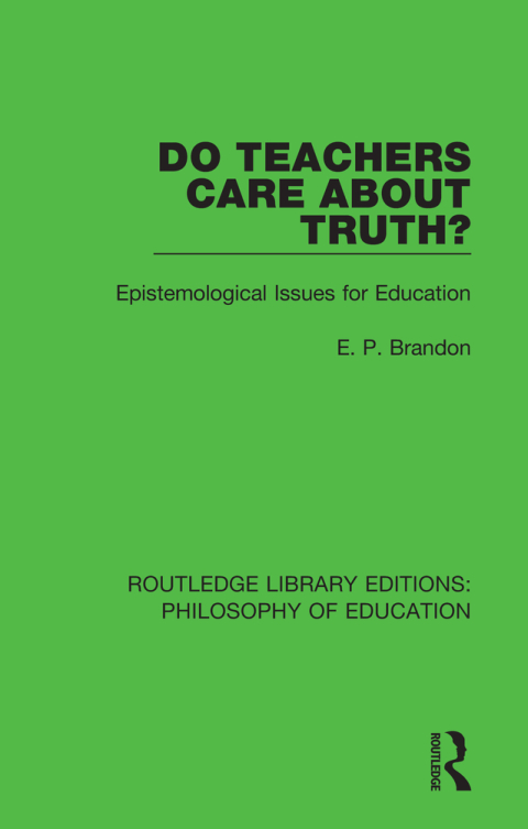 Cover image for book Do Teachers Care About Truth?