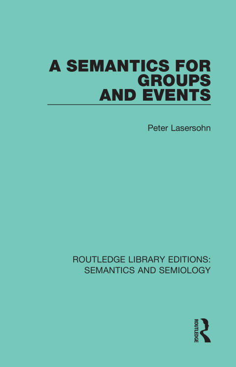 Cover image for book A Semantics for Groups and Events