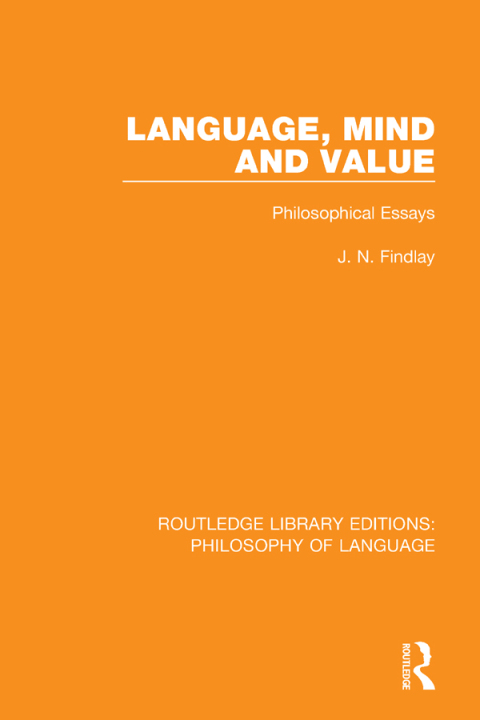 Cover image for book Language, Mind and Value