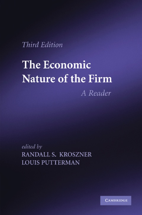 Cover image for book The Economic Nature of the Firm